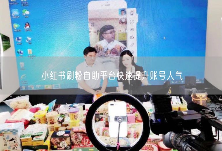 小红书刷粉自助平台快速提升账号人气