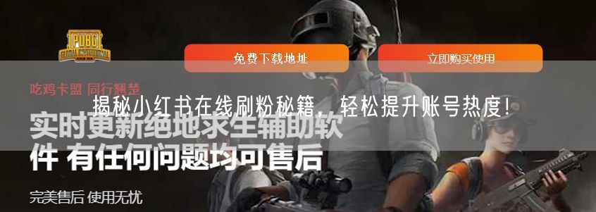 揭秘小红书在线刷粉秘籍，轻松提升账号热度！