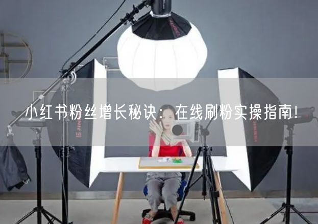 小红书粉丝增长秘诀：在线刷粉实操指南！