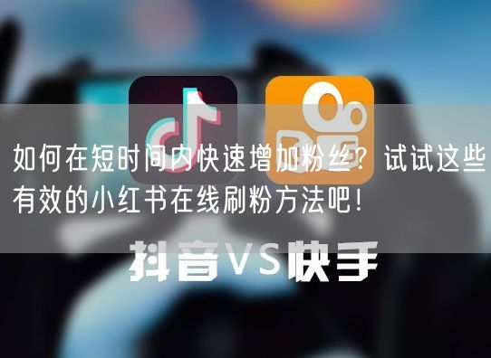 如何在短时间内快速增加粉丝？试试这些有效的小红书在线刷粉方法吧！